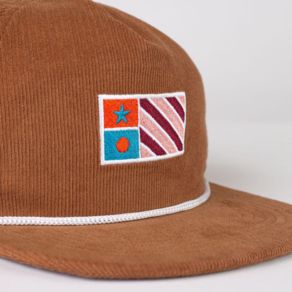 Autumn Corduroy Snapback Hat - Brown - MODA3